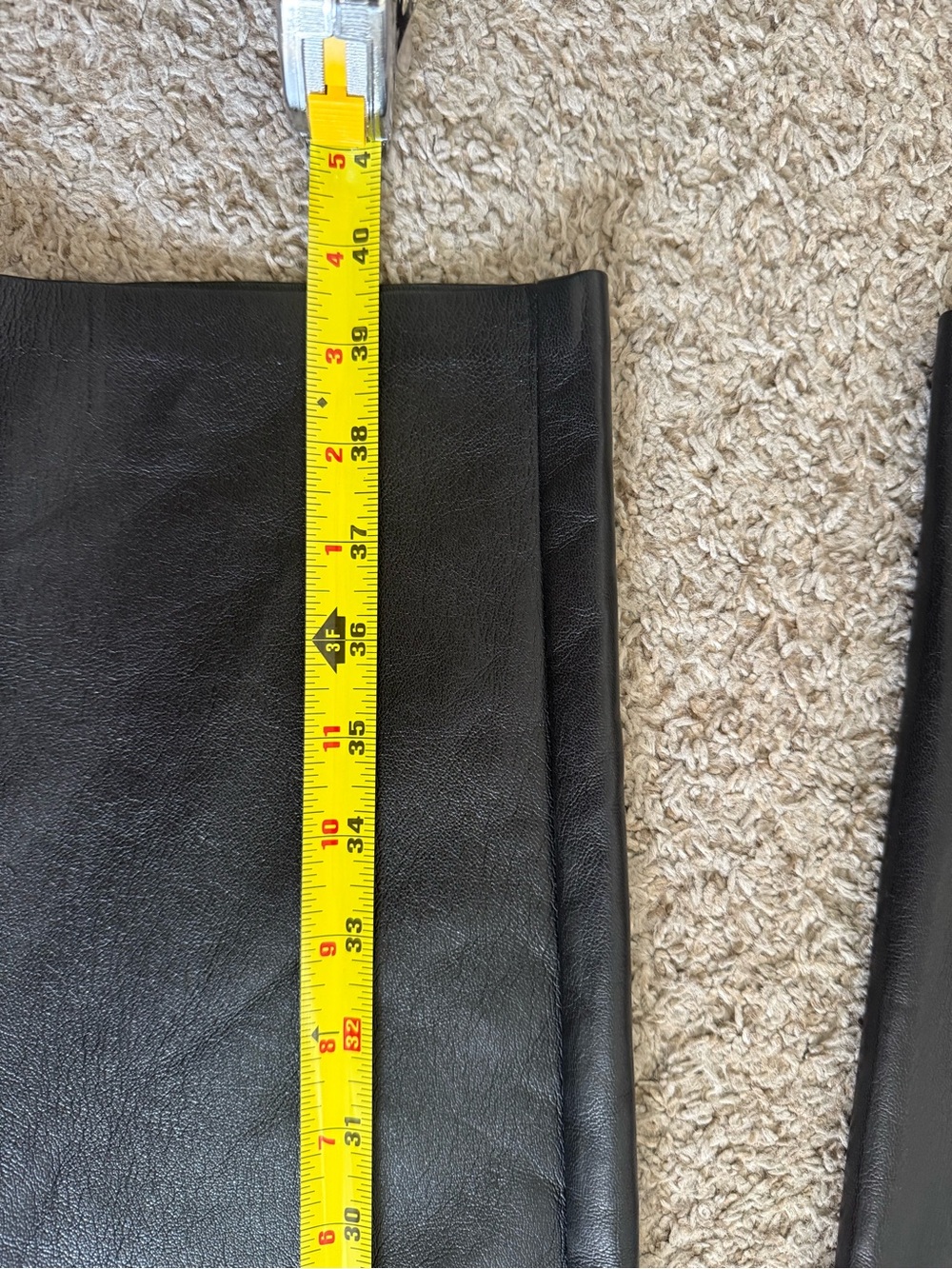 Wilfred Black Straight-Leg Faux Leather Jeans - Picture 8 of 8